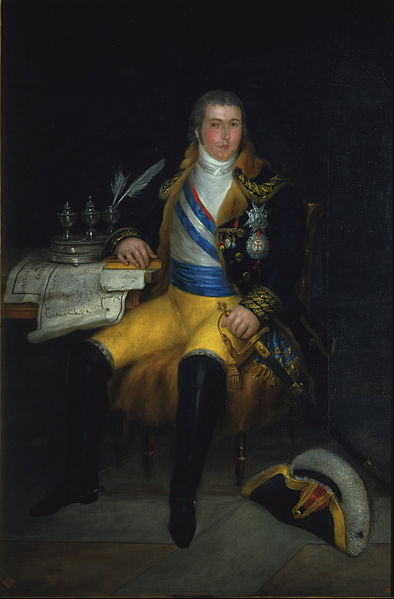 Manuel Godoy ca 1801-1803 by Antonio Carnicero (1748-1814)  Royal Academy of Fine Arts of San Fernando